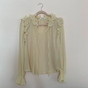 Shabby chic cream top